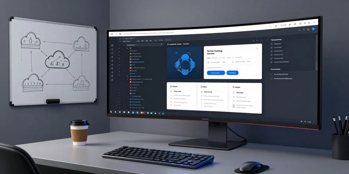 huis schoonmaak / thuis schoonmaakservice software met AI technologie en cloud oplossingen