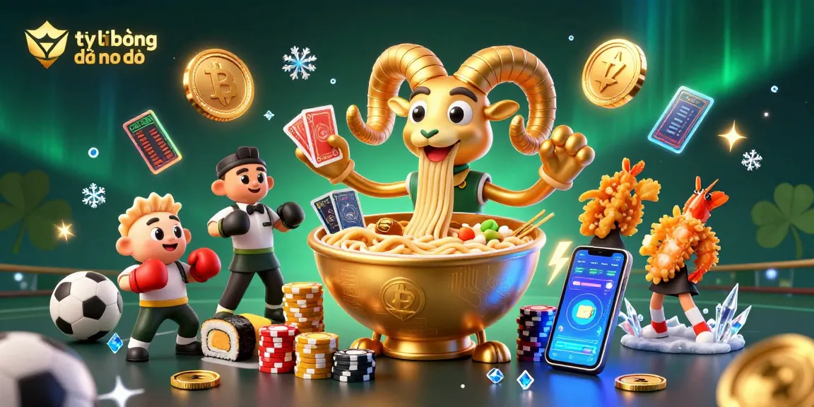 Bet on tỷ lệ bóng đá nhà cái in a vibrant 3D scene featuring sports betting characters and elements.