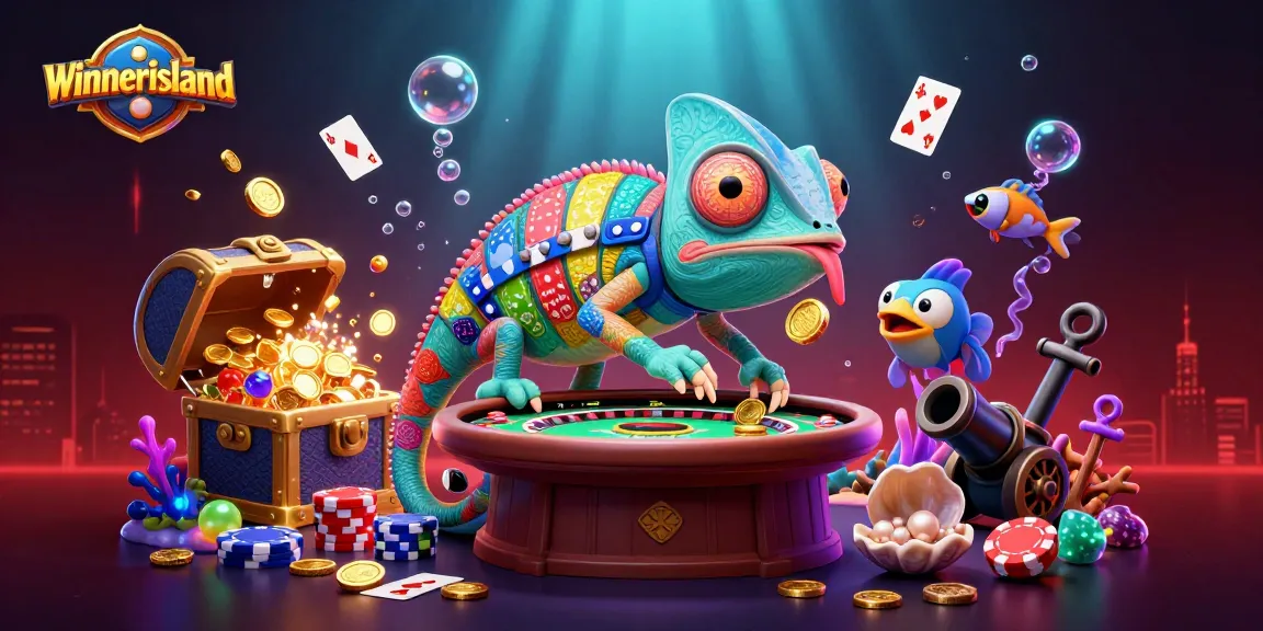 Experience the excitement at winnerisland with dynamic casino scenes and gold coin winnings.