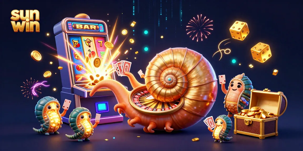 Experience exciting wins with sun win's vibrant casino jackpot illustrations