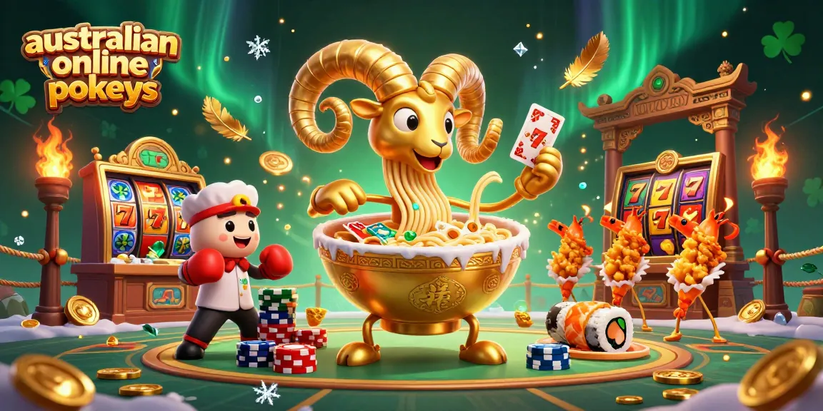 Experience the thrill of australian online pokies with dynamic characters and vibrant casino elements.